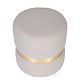 Taburet Ring, inel auriu, stofa crem T05, rotund, 38 x 38 x 40 cm