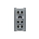 Modul priza simpla standard italian Livolo VL-FCTL16A, policarbonat, alb