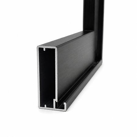 Profil aluminiu rama 2364, Scilm, negru, 4,1 m
