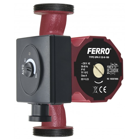 Pompa circulatie Ferro Weberman GPA 0607W, 32-80-180, IP42, 5 mc/h