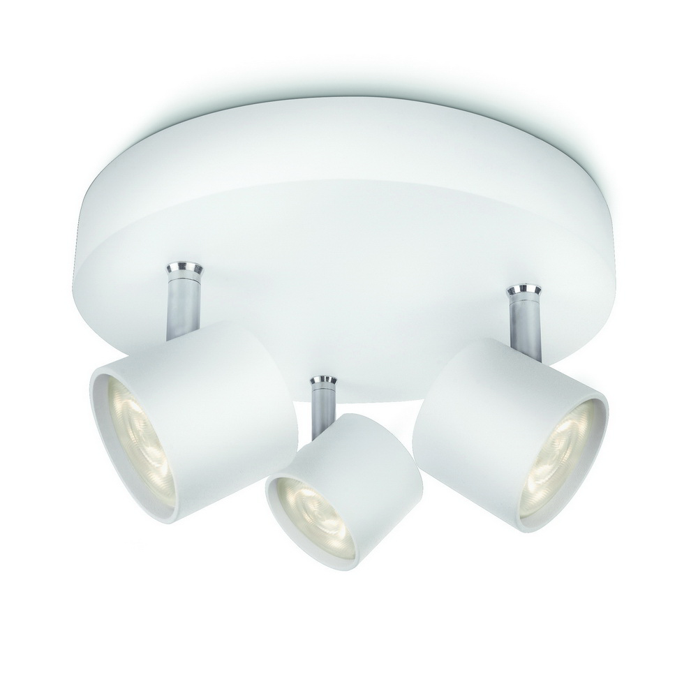 Plafoniera Philips Star plat/spiral white Selv 3X4,5W