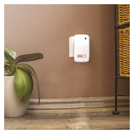 Sonerie wireless 2 butoane Emos P5720.2T, 150 m, IP44, 10 melodii
