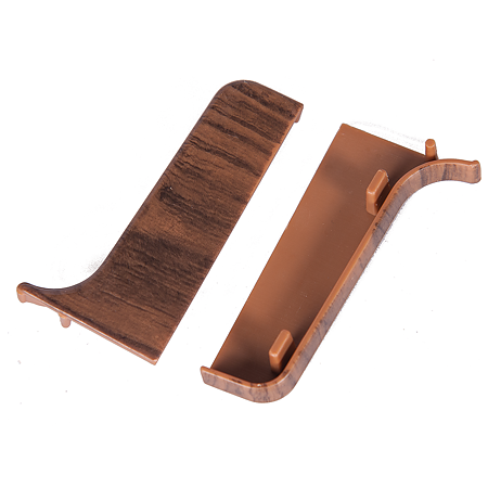 Set terminatie plinta parchet stanga/dreapta Set, nuc antic 3505V, PVC, 52 x 22.5 mm, 4 bucati/set