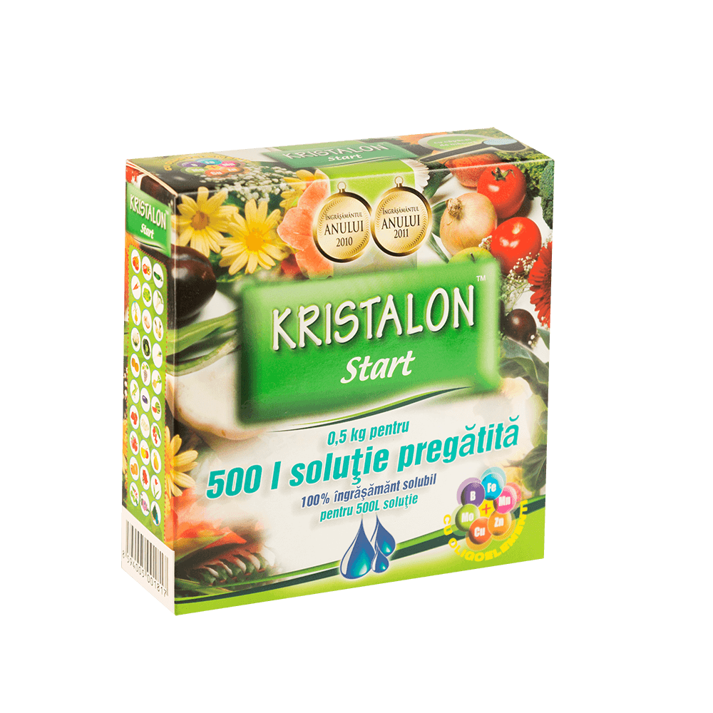 stropiri pomi fructiferi cu sulfat de cupru Ingrasamant Kristalon Start, pentru plante si pomi fructiferi, 0,5Kg