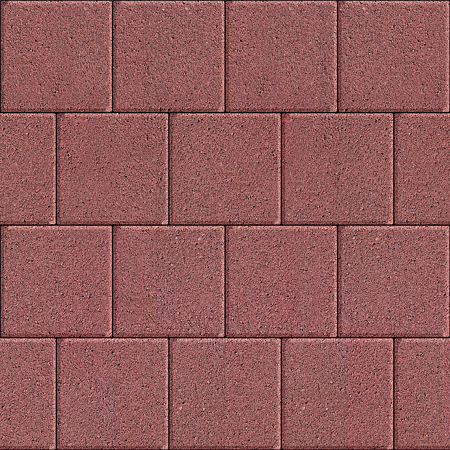 Pavele Elis P3, patrat, rosu, 20 x 20 x 6 cm