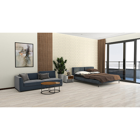 Parchet laminat 8 mm Kastamonu Best Oak FS005, nuanta deschisa, bej, clasa de trafic 31, click L2C, 1205 x 197 mm