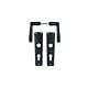 Maner tip sild pentru cilindru, aluminiu, negru, 54 mm