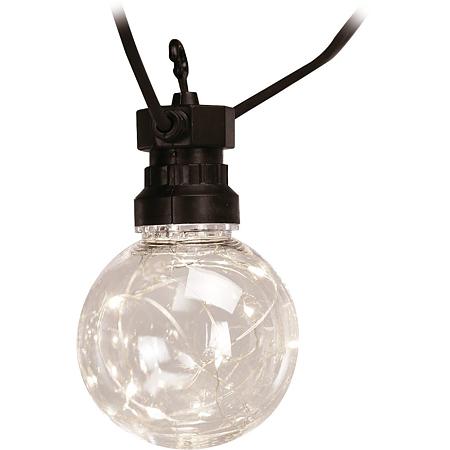 Ghirlanda luminoasa exterior, 10 LED-uri cu lumina calda, 7.5 m Ghirlanda luminoasa exterior, 10 LED-uri cu lumina calda, 7.5 m