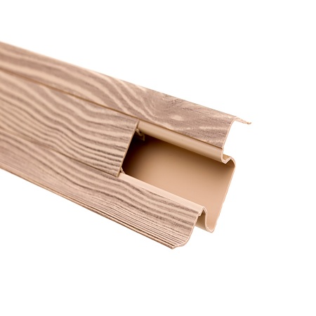 Plinta parchet, cu canal cablu, PVC, oliv 3131, 2500 x 52 x 22.5 mm