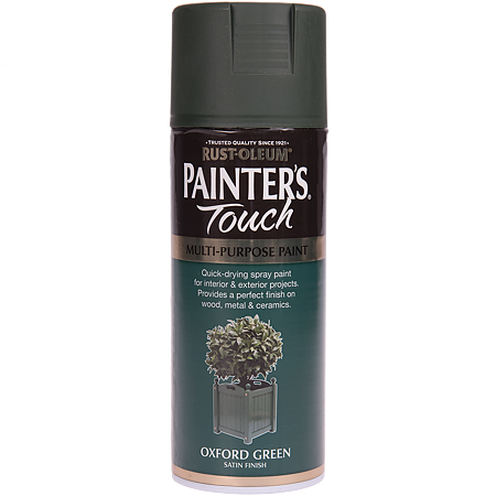 Vopsea spray decorativa Rust-Oleum Painter`s Touchs, verde Oxford, lucios, interior/exterior, 400 ml
