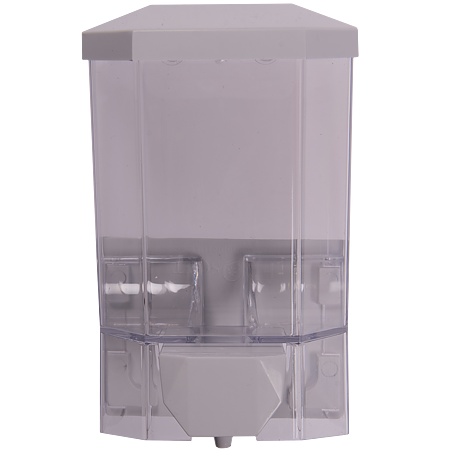 Dozator sapun lichid Inaplast, plastic, transparent, 9,5 x 8 x 16,5 cm