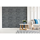 Piatra decorativa naturala Modulo Natimur Black, negru, interior/exterior, 40 x 10 cm Piatra decorativa naturala Modulo Natimur Black, negru, interior/exterior, 40 x 10 cm