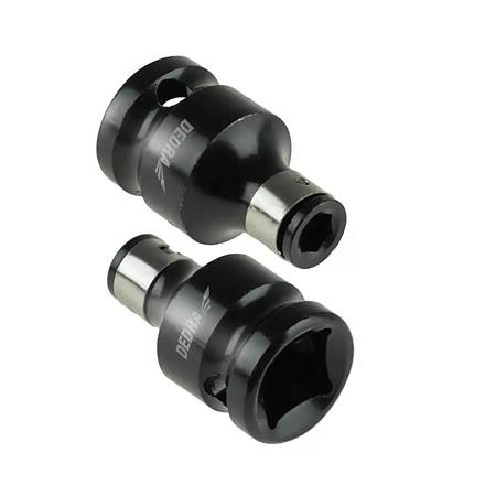 Adaptorul pentru biti impact Dedra 18A7001, cu prindere hexagonala 1/2"-1/4"