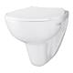 Set rezervor incastrat Wirquin Lineo + vas WC + capac WC + clapeta actionare, 117.7 x 36 cm