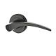 Maner usa de interior pe rozeta rotunda Kite Yale, zinc, negru mat, 40 mm