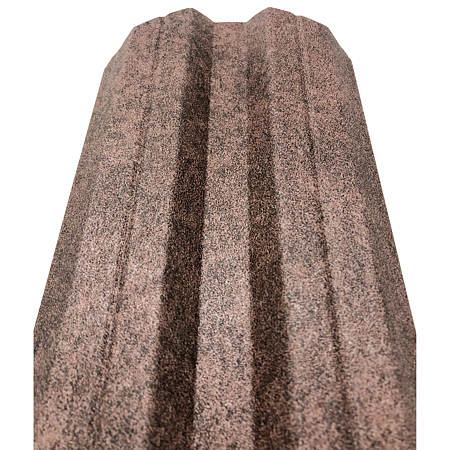 Sipca metalica gard Tisa, granit imperial, mat, 0.4 mm, 1500 x 115 mm, 25 bucati + 50 bucati surub autoforant
