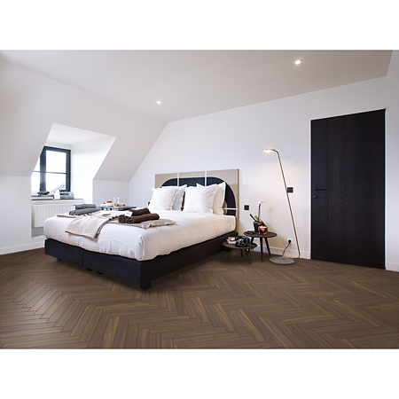 Parchet laminat 8 mm Berry Alloc Chateau Walnut Brown, Herringbone B, clasa de trafic 32, click Chateau Lock, 504 x 84 mm Parchet laminat 8 mm Berry Alloc Chateau Walnut Brown, Herringbone B, clasa de trafic 32, click Chateau Lock, 504 x 84 mm