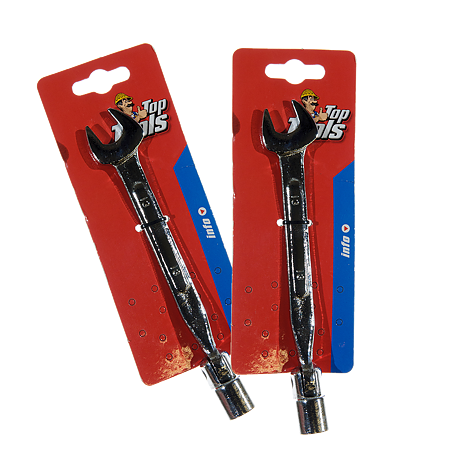 Cheie combinata fixa-tubulara, Top Tools, 13 mm, 170 mm