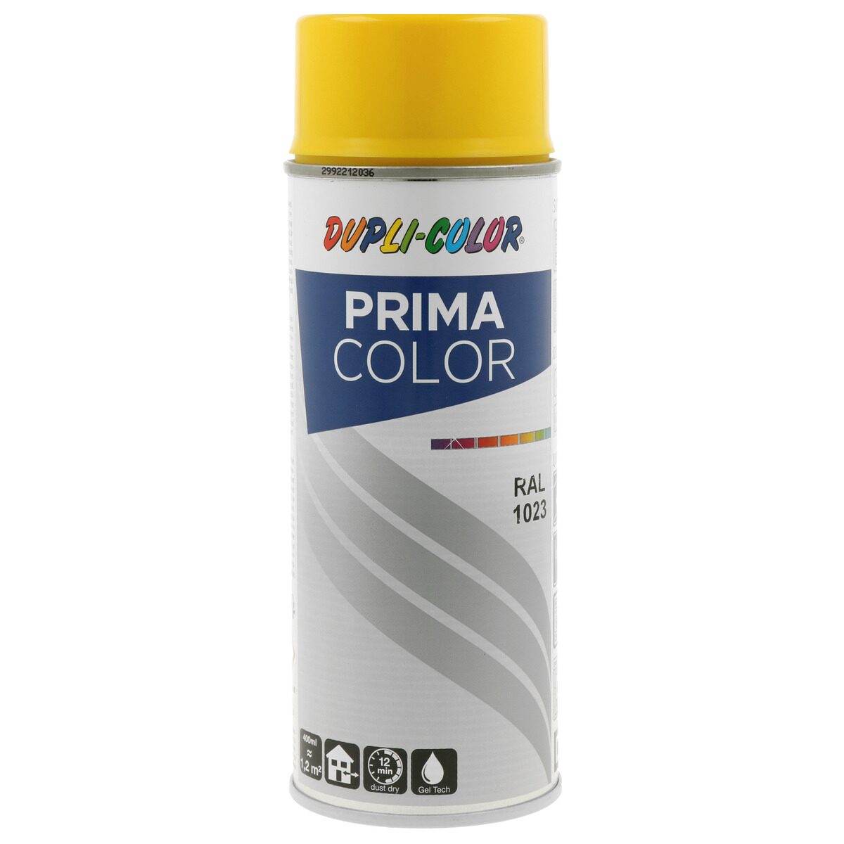 Vopsea spray Dupli-Color Prima, RAL 1023 galben trafic, 400 ml 1023