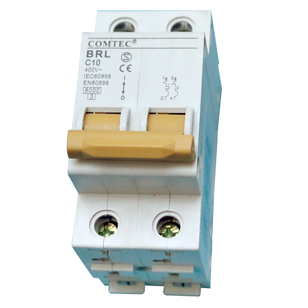 Intrerupator automat Comtec (MCB)-BRL, 2P, 10A