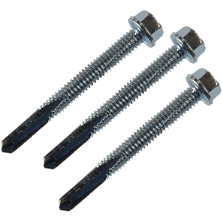 Surub autoforant 4-12 mm, cap hexagonal, M5,5 x 80 mm