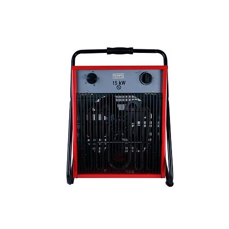 Aeroterma industriala Raider RD-EFH15, 15 kW, trifazat, 3 trepte, IP 24, rosu, 250 x 250 x 310 mm