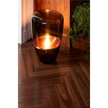 Parchet laminat 8 mm Berry Alloc Chateau+ Walnut Brown B8111, Herringbone A, clasa de trafic 33, OmniLoc A&B, 504 x 84 mm