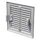 Grila ventilatie patrata Vents MV, PVC, 350 x 350 mm, alb