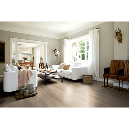 Parchet laminat 10 mm Egger Nature Sense FL952 Stejar deschis, nuanta deschisa, clasa de trafic 32, CLIC it!, 1292 x 193 mm