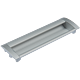 Maner aluminiu Sumru cu terminatii 128 mm satin-argint
