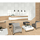 Placa MDF lacuit Egger PerfectSense W110 PG Alb alpin, lucios sticla, 2800 x 2070 x 19 mm