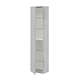 Dulap baie Savini Due Portofino 2320C, suspendat, MDF/PAL, gri, 33.7 x 16 x 138.6 cm