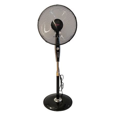 Ventilator cu picior Prosperplast, 50W, 3 trepte, plastic, negru, 40 x 130 cm