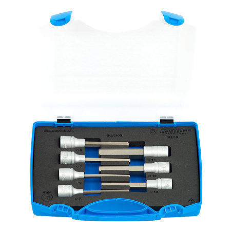 Trusa capete chei tubulare 1/2" Unior 192/16, 7 piese 