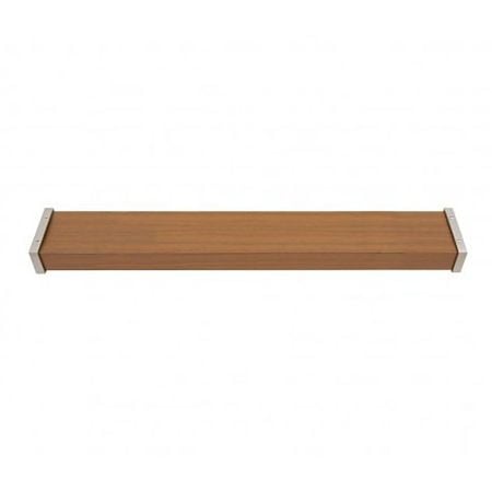 Sina aluminiu, cires, latime 5.5 cm, lungime 200 cm, accesorii incluse