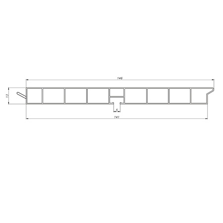 Plinta PVC cu folie de transfer, alb, 150 mm x 4 m