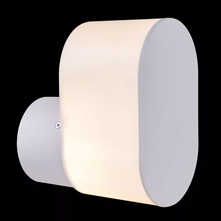 Aplica exterior Salli, Globo, alb, 1 x E27, IP44, 60W