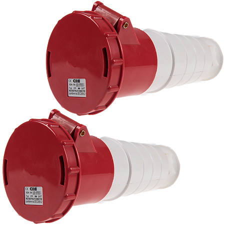 Priza electrica mama pe cablu 6235, 5 x 63 A, IP67 Priza electrica mama pe cablu 6235, 5 x 63 A, IP67