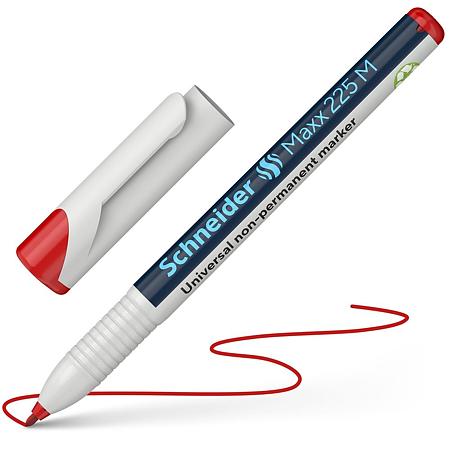 Marker nepermanent Schneider OHP 225, rosu, 1 mm