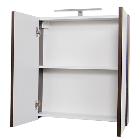 Set mobilier baie Badenmob Seria 286, masca cu setare + lavoar + oglinda, wenge Set mobilier baie Badenmob Seria 286, masca cu setare + lavoar + oglinda, wenge