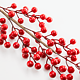 Decoratiune fir cu fructe rosii, 65 cm