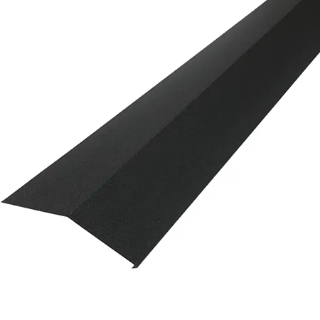 Sort streasina Durako, negru, RAL 9005, mat structurat, L=2 m