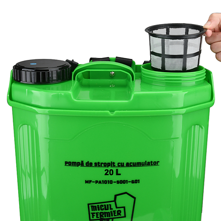 Pompa de stropit Micul Fermier Pandora, acumulator, verde, 20 l