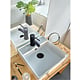 Dop universal din silicon UPPY Wirquin, 2in1 filtru si dop, negru, mat, Ø110mm