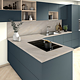 Placa antistropi Egger F676 ST75 / F638 ST10, Piatra Calvia gri nisip / Chromix argintiu, 2 fete, 4100 x 640 x 8 mm