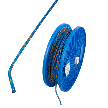 Sfoara din polipropilena, albastru, 4 mm