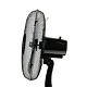 Ventilator de birou Black + Decker, 40 W, 3 trepte, plastic, negru, 50 x 40 cm