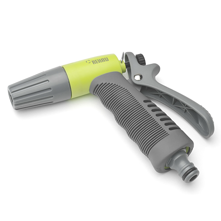 Pistol pentru stropit cu impulsuri Rehau, plastic, gri/galben, ajustabil