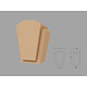 Cheie de bolta FPCB08, polistiren EPS100 + mortar, 215 x 100 x 163 mm