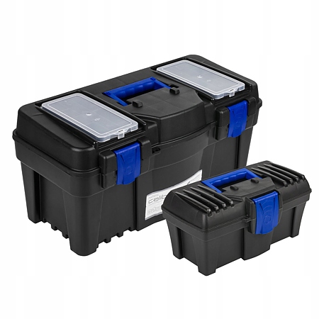 Set 2 cutii plastic organizator scule si unelte Set 2 cutii plastic organizator scule si unelte